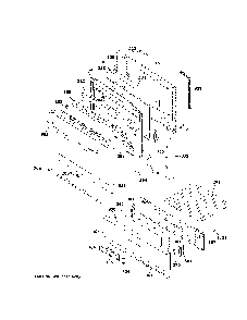 Door & drawer parts Diagram and Parts List for JGBS60REK4SS  General Electric Range