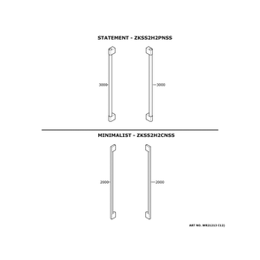 Monogram Customization Diagram and Parts List for ZISS420DNMSS  General Electric Refrigerator