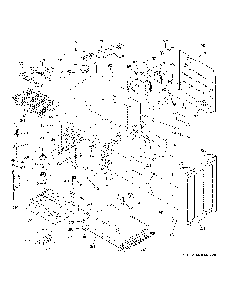 Lower Oven Diagram and Parts List for PS960YP2FS  General Electric Range