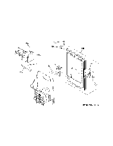 Ice maker & dispenser Diagram and Parts List for CFE28UP2MFS1  General Electric Refrigerator