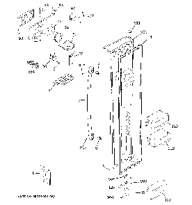 Freezer door Diagram and Parts List for XSS23GGKRCWW  General Electric Refrigerator