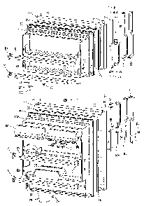 Doors Diagram and Parts List for TBX18KKE  General Electric Refrigerator