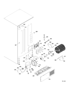 SYSTEM Diagram and Parts List for PDRS3MBYARSS  General Electric Refrigerator