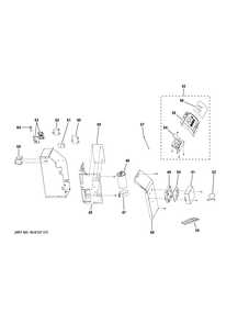CONTROL PARTS Diagram and Parts List for AJEQ09DCFL2  General Electric Air Conditioner
