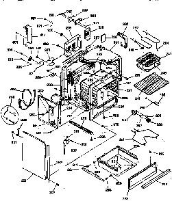 Body Parts Diagram and Parts List for JSP38GV2BB  General Electric Range
