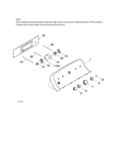 CONTROL SYSTEM Diagram and Parts List for GTD42GAMJ2WW  General Electric Dryer