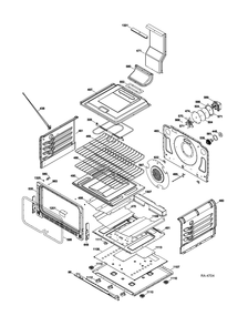 Chassis Bottom Asm. Diagram and Parts List for ZBD8920PSS  General Electric Range