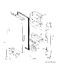 Fresh Food Door - Lh Diagram and Parts List for ZWE23ESNESS  General Electric Refrigerator