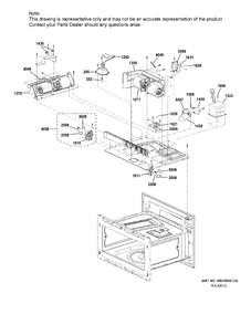 INSULATOR PARTS 1 Diagram and Parts List for ZSC2202J2SS  General Electric Range