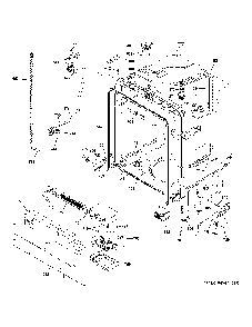 Body Parts Diagram and Parts List for GDP630PGR0BB  General Electric Dishwasher