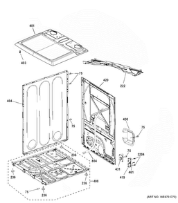 Part Location Diagram of WE08X37137 GE MAIN HARNESS