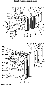 Doors Diagram and Parts List for CTX18LGC  Hotpoint Refrigerator