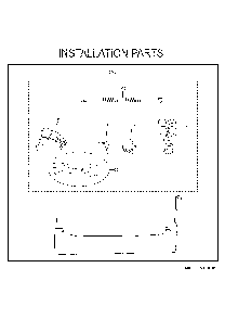 Installation Parts Diagram and Parts List for CDD420P2T0S1  General Electric Dishwasher