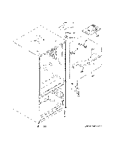 Case Parts Diagram and Parts List for GDE21EGKVRWW  General Electric Refrigerator