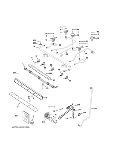 Part Location Diagram of WB28X39136 GE LP CONVERSION KIT