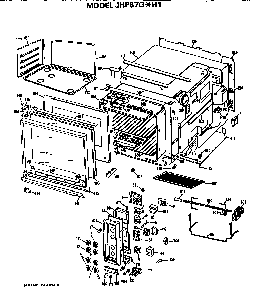 Part Location Diagram of WB7X6677 GE DISCONTINUED
