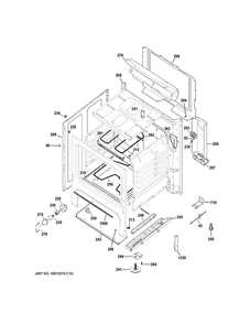 Body Parts Diagram and Parts List for JBS360DM3BB  General Electric Range