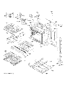 Lower Oven Diagram and Parts List for CTD90FP3N2D1  General Electric Wall Oven