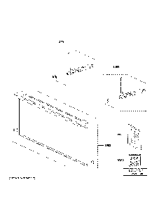 Door parts Diagram and Parts List for ZSB9121N2SS  General Electric Microwave