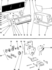 Part Location Diagram of WH65M202 GE NO LONGER AVAILABLE