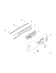Part Location Diagram of WW03L00221 GE CAP BLIND (GREY)
