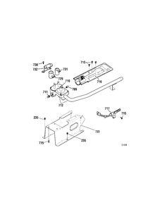 GAS VALVE Diagram and Parts List for GNSR465GBAWW  General Electric Dryer
