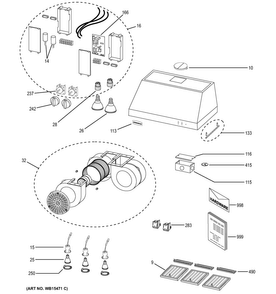 Part Location Diagram of 31-11016 GE Installation instructions