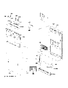 Escutcheon And Door Assembly Diagram and Parts List for ZDT165SIL1II  General Electric Dishwasher