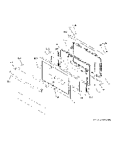 Upper Door Diagram and Parts List for JKD5000DN2BB  General Electric Wall Oven