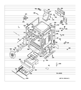 BODY PARTS Diagram and Parts List for PCGB910SET1SS  General Electric Range
