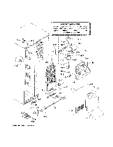 Freezer Section Diagram and Parts List for GZS22IMNMHES  General Electric Refrigerator