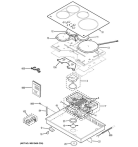 Part Location Diagram of WB18X24502 GE HARNESS WIRE MAIN