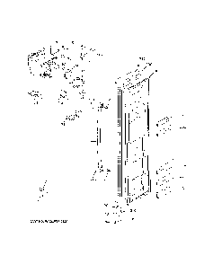 Freezer Door Diagram and Parts List for GZS22IENXHDS  General Electric Refrigerator