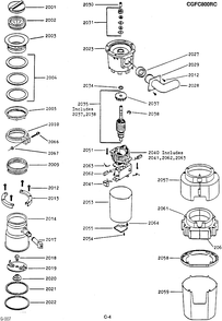 Part Location Diagram of WC15X45 GE Sink Flange