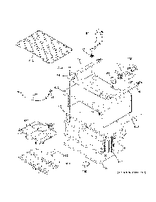 Part Location Diagram of WB63X36309 GE FRAME FRONT UPPER (BK)