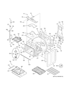 Body Parts Diagram and Parts List for PS920SF3SS  General Electric Range
