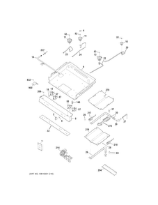 Part Location Diagram of WB36X20493 GE PANEL AND COVER Assembly