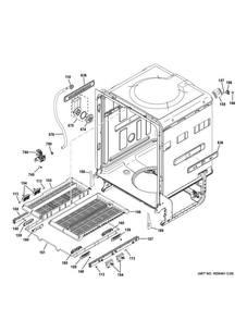 Part Location Diagram of WD28X20320 GE TRAY UTENSIL