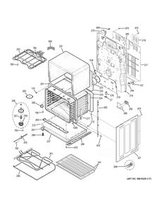 LOWER OVEN Diagram and Parts List for PB960EJ4ES  General Electric Range