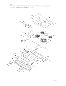 Part Location Diagram of WS01A01374 GE NUT RETAINER