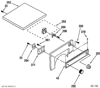 Part Location Diagram of WE1X1219 GE DISCONTINUED