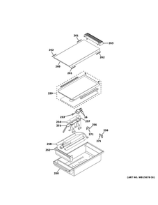 Part Location Diagram of WB18X39636 GE IGNITER GLOWBAR