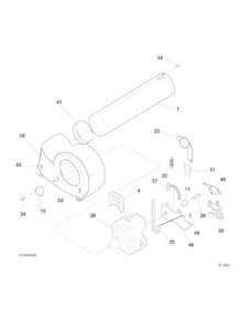 MOTOR Diagram and Parts List for DCXH46EA1WW  General Electric Dryer