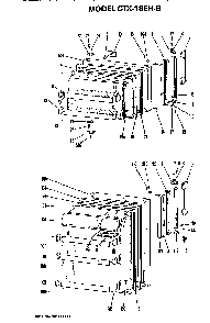 Doors Diagram and Parts List for CTX18EHB  Hotpoint Refrigerator