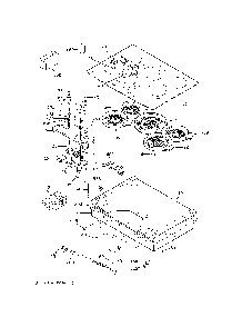 Control Panel And Cooktop Diagram and Parts List for JEP5030DT1BB  General Electric Cooktop
