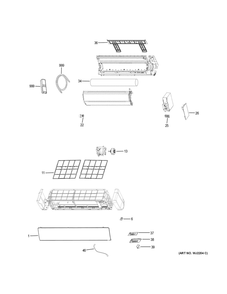 Optional Accessories Diagram and Parts List for AW18LC2VHA  Haier Air Conditioner