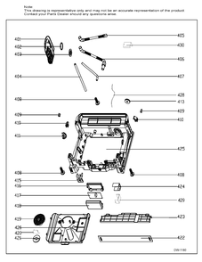 BODY PARTS 2 Diagram and Parts List for GDF630SGK0WW  General Electric Dishwasher