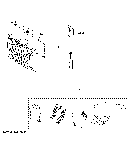 Room air conditioner Diagram and Parts List for QHQ06LZW1  General Electric Air Conditioner
