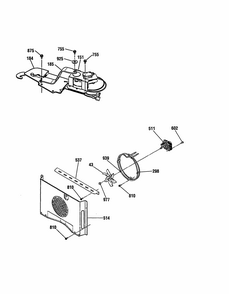 Door Lock Diagram and Parts List for 91141775790  Kenmore Wall Oven