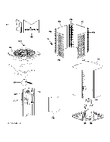 Part Location Diagram of 29W09 GE 100335-39 DUAL RUN CAP 70+10 @ 440V RND